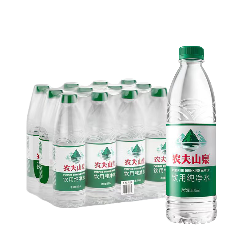 农夫山泉饮用纯净水量贩装 550ml*12/包