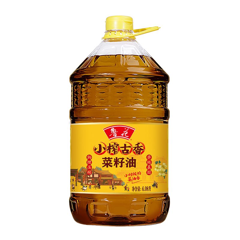 鲁花小榨古香菜籽油 6.08升/桶