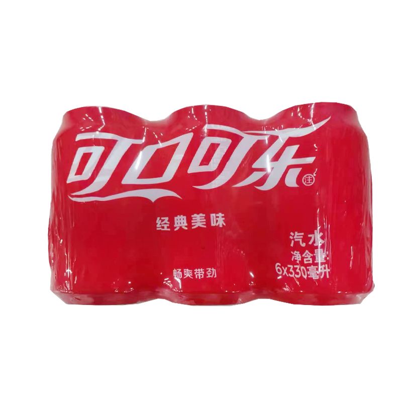可口可乐6连包饮料 6×330毫升/组