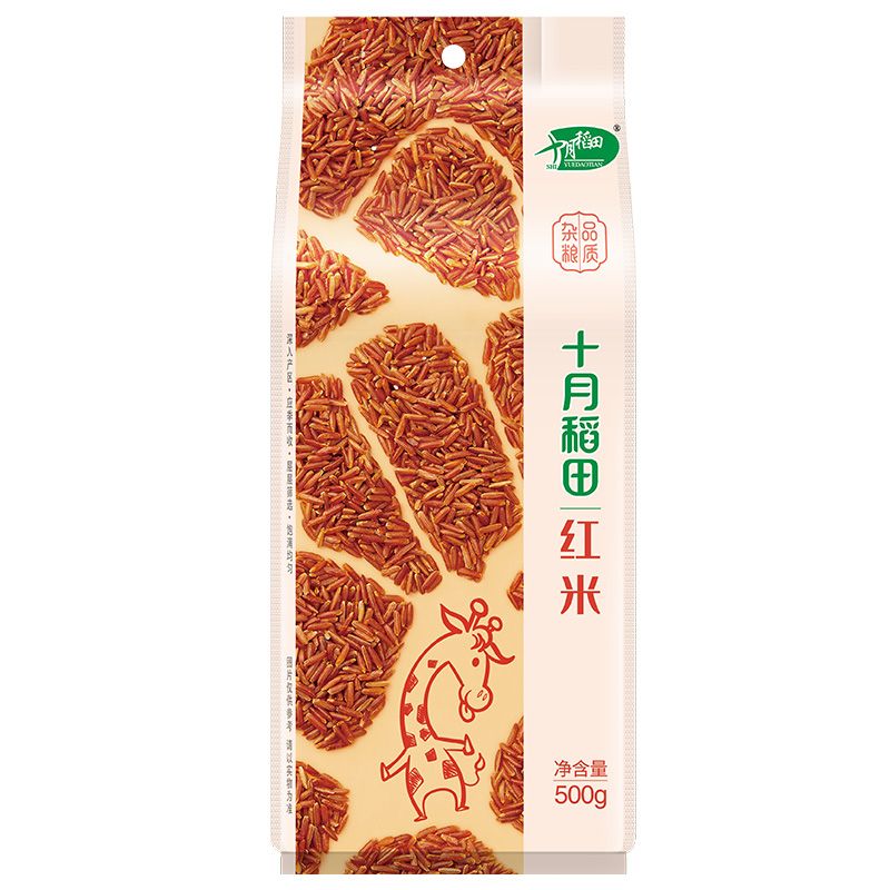 十月稻田 红米 500g/袋