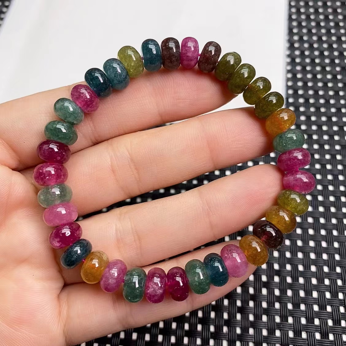 [石矿]A142糖果系算盘手链8M