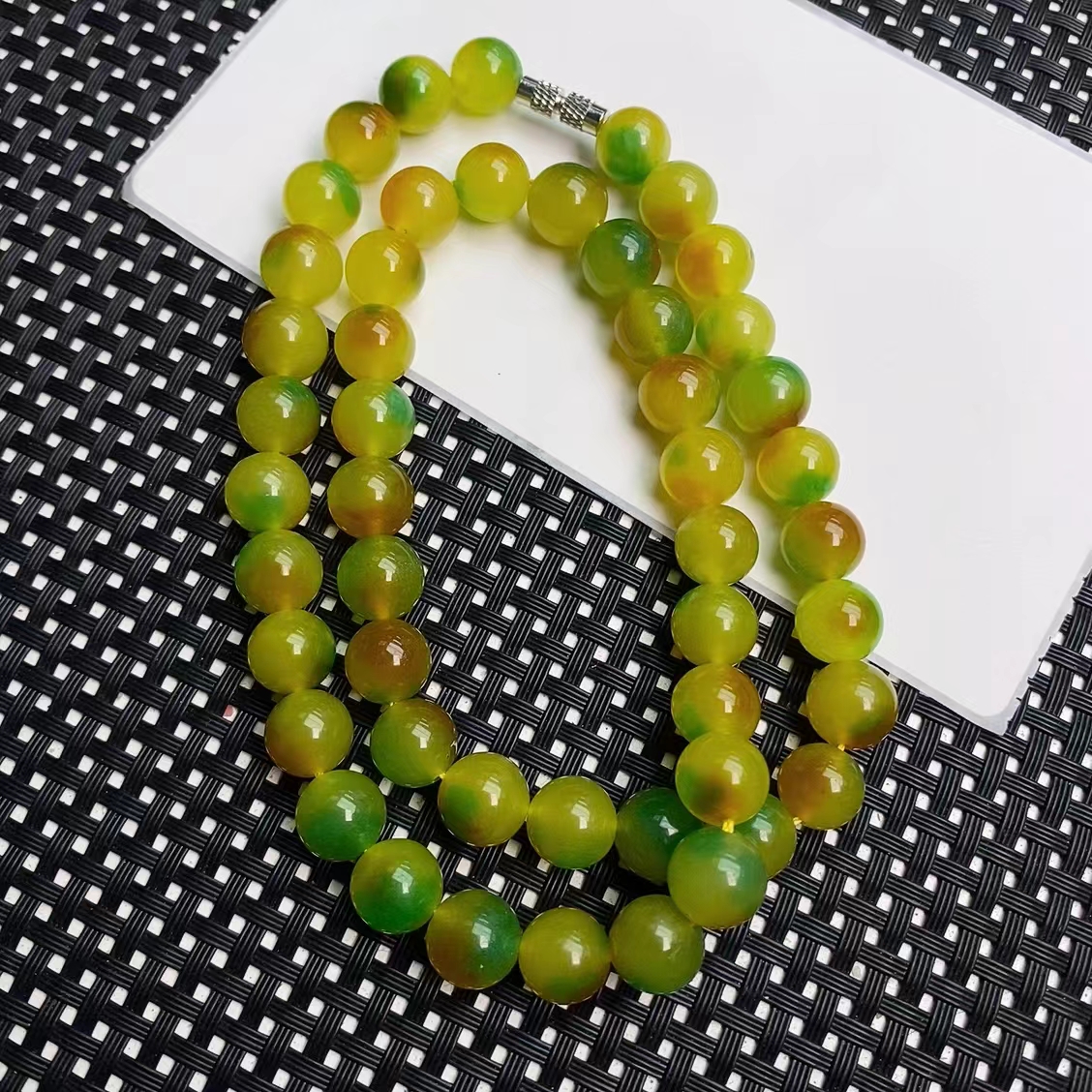 [石矿]A50黄加绿项链10M设计轻奢时尚手链手串项链