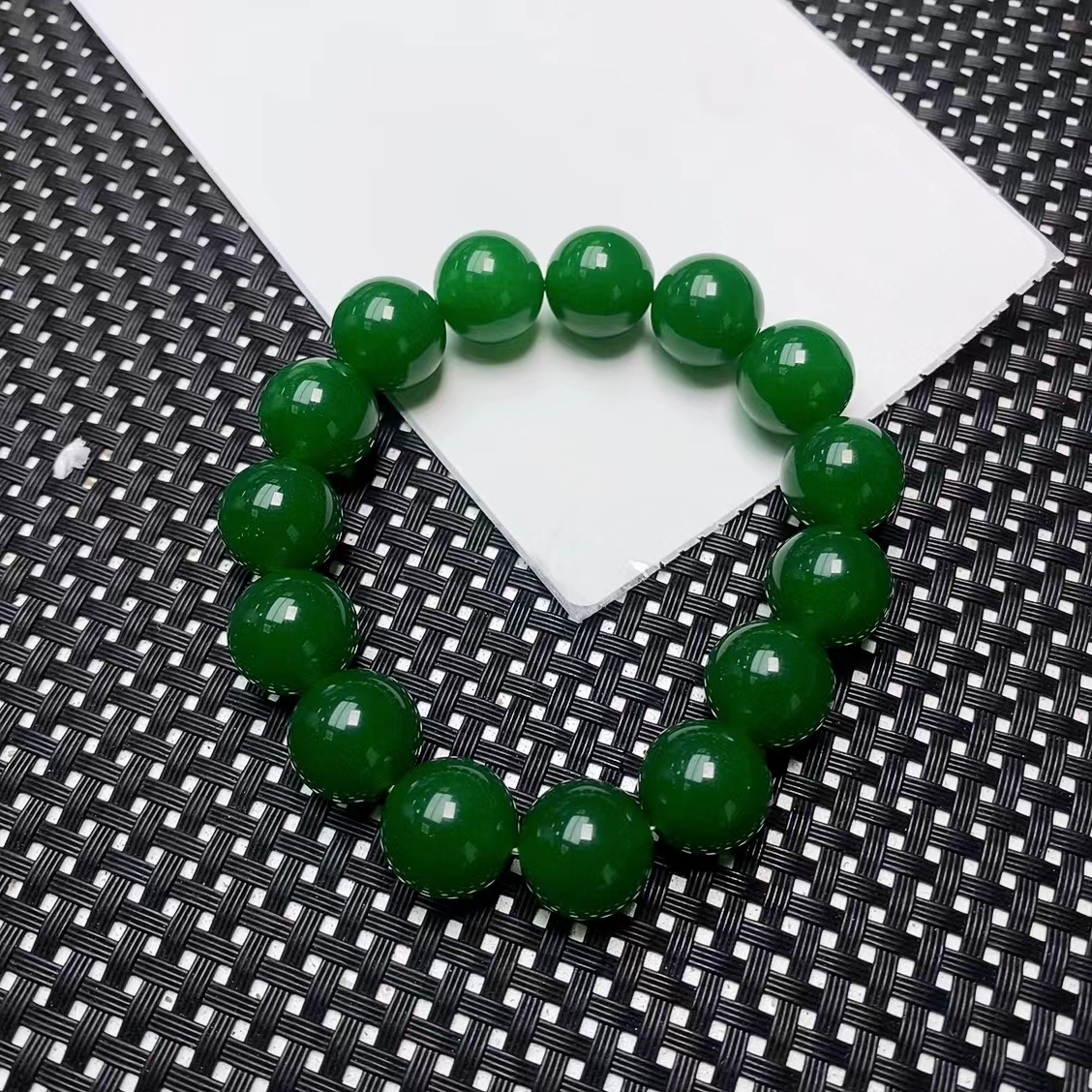 [石矿]A172绿色系手链14M设计轻奢时尚手链手串