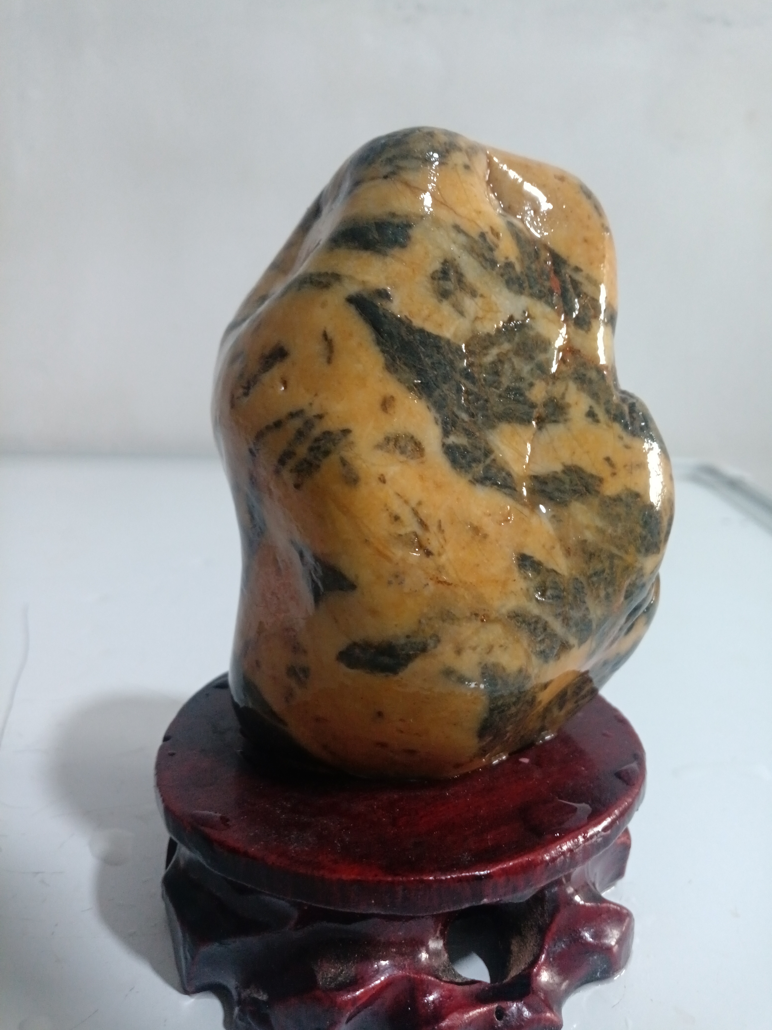 中华奇石摆件长江石画面纯天然观赏石