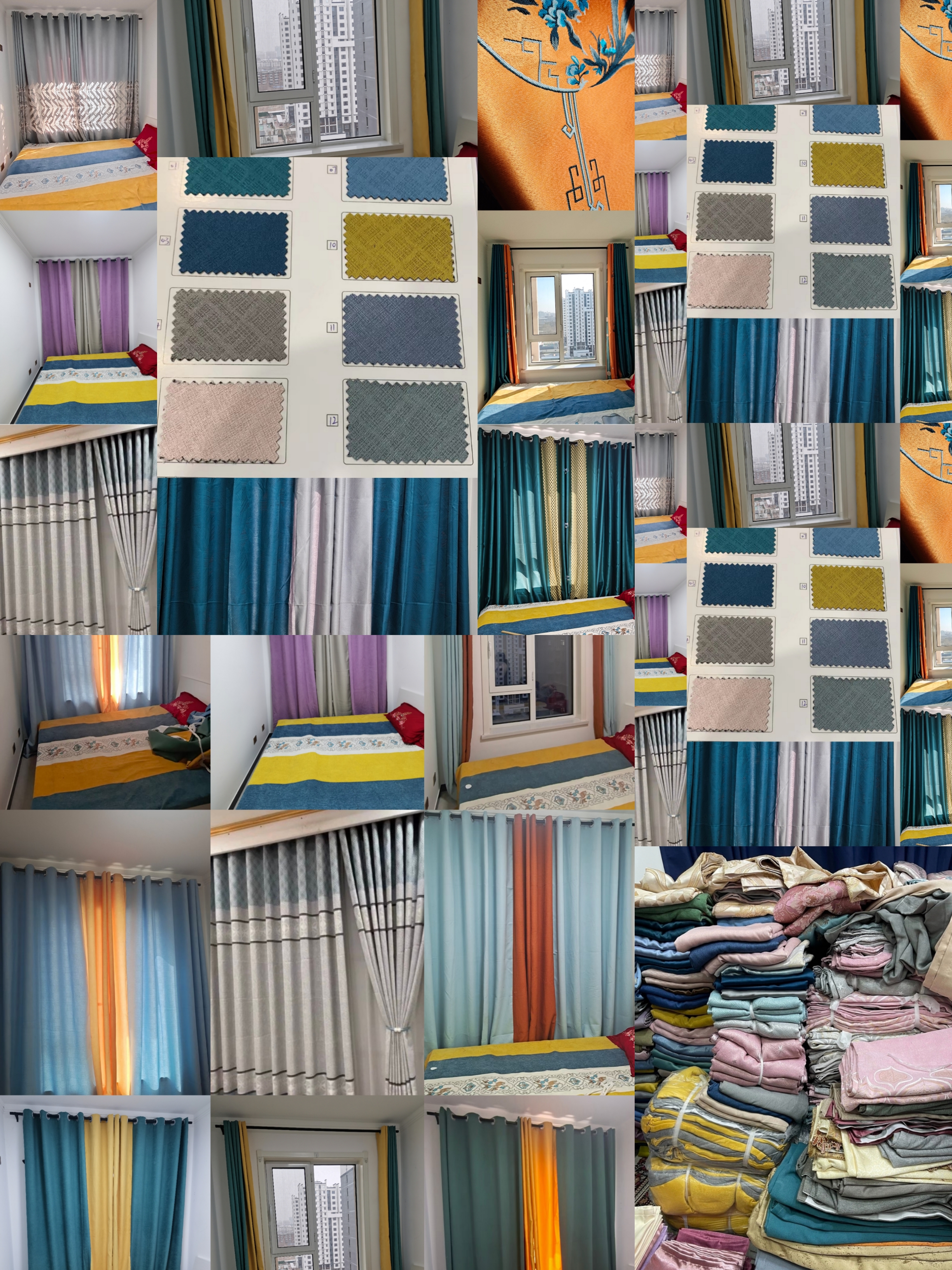 #1孤品单片窗帘 清仓  卧室雪尼尔纯色遮光拍时一定备注编号奢华