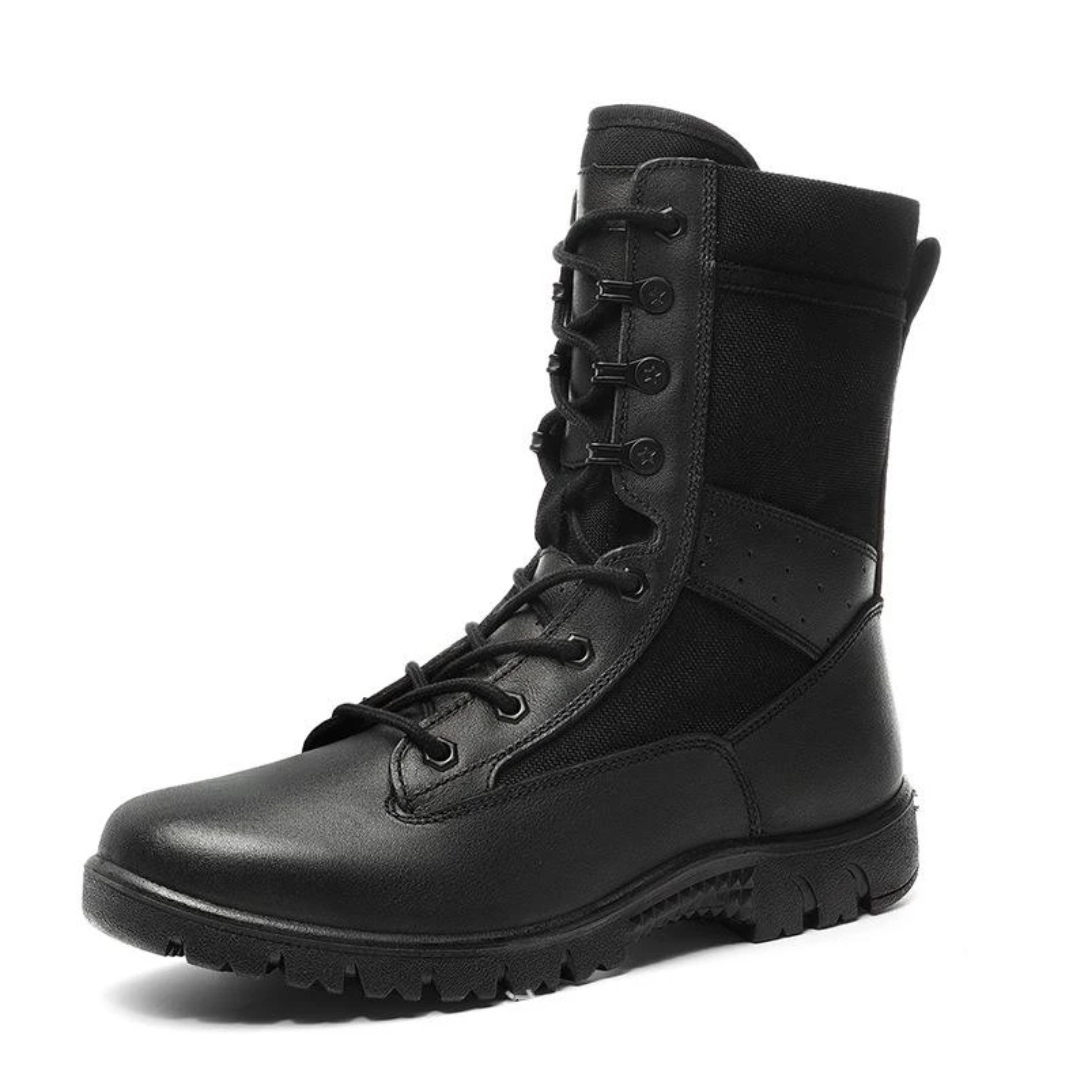 P017 黑色战术户外靴子