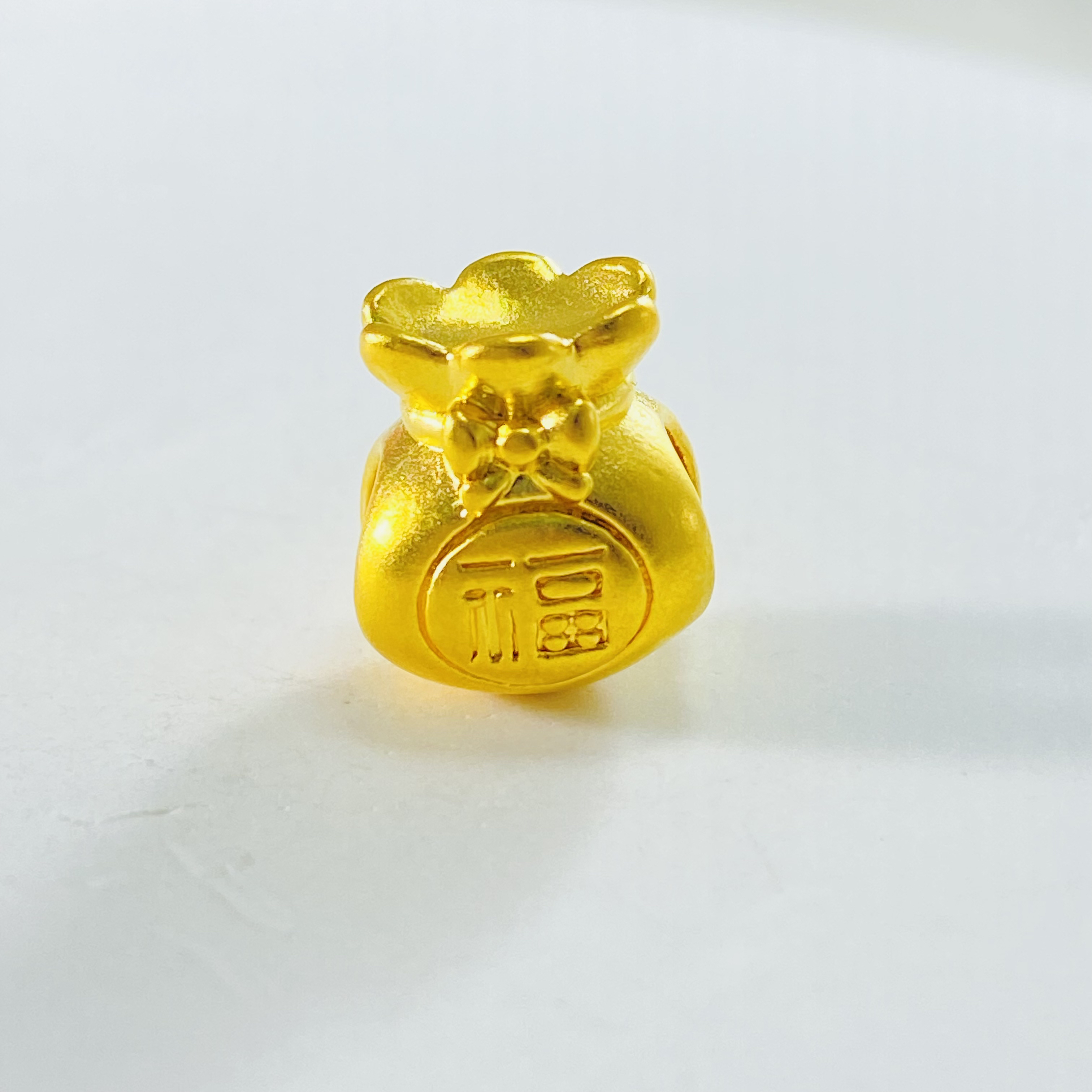 足金999 黄金福袋转运珠 0.47