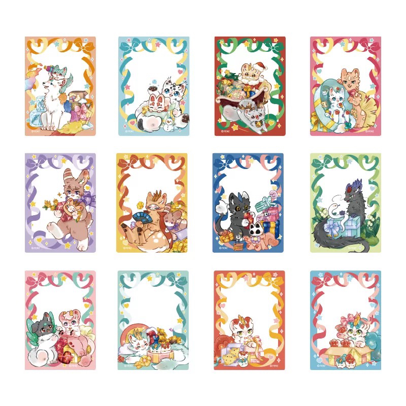 有兽焉爱的礼物系列透卡盲盒