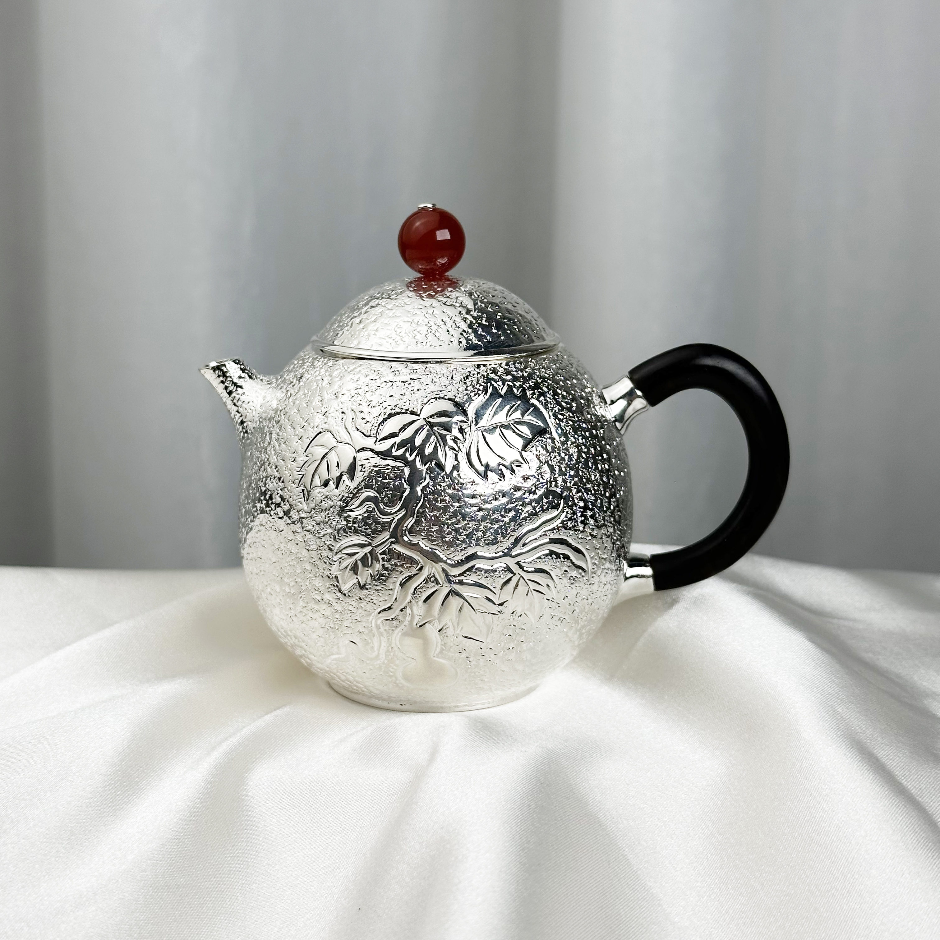 清货--手工锤纹龙蛋葫芦泡茶壶