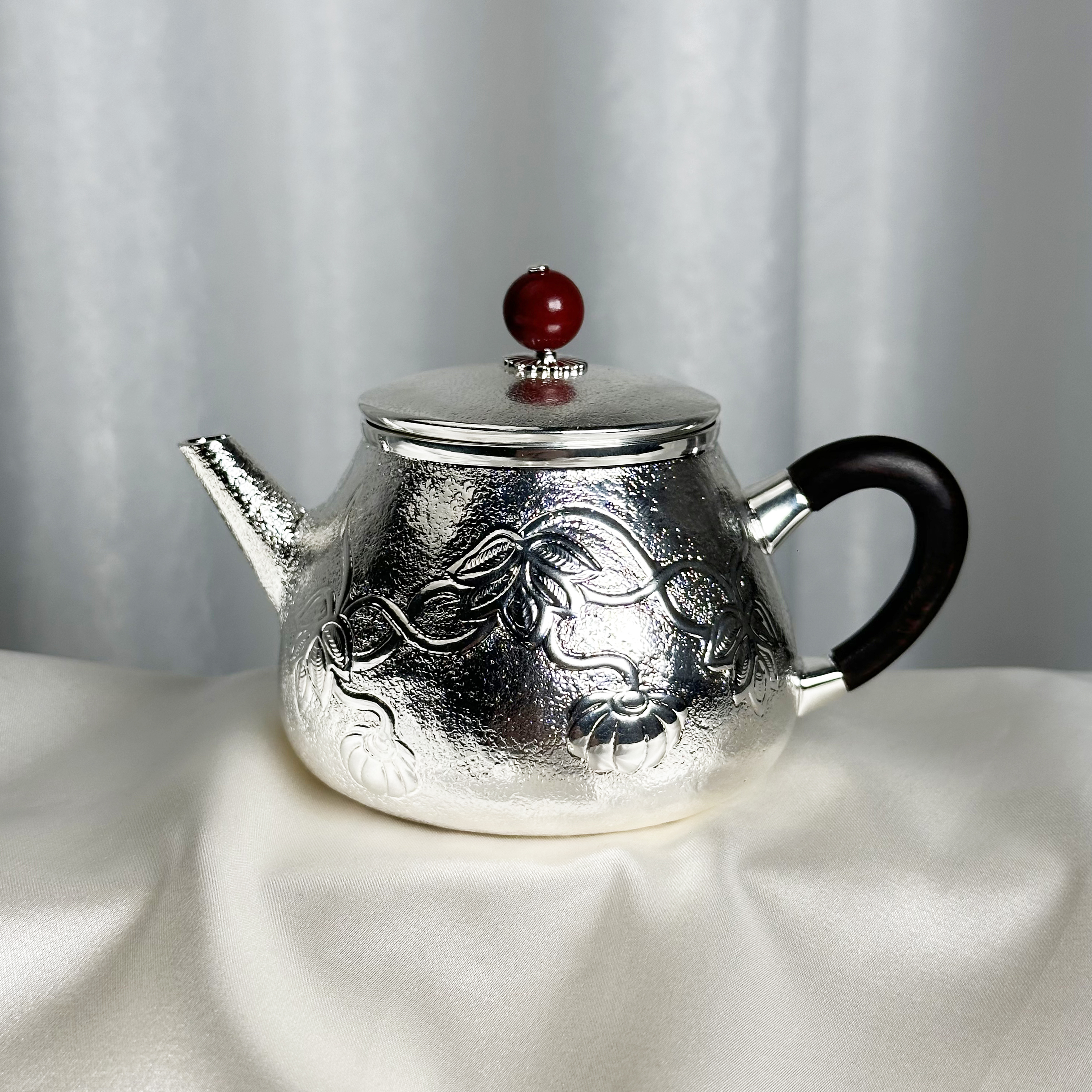 -手工锤纹南瓜小壶泡茶壶999