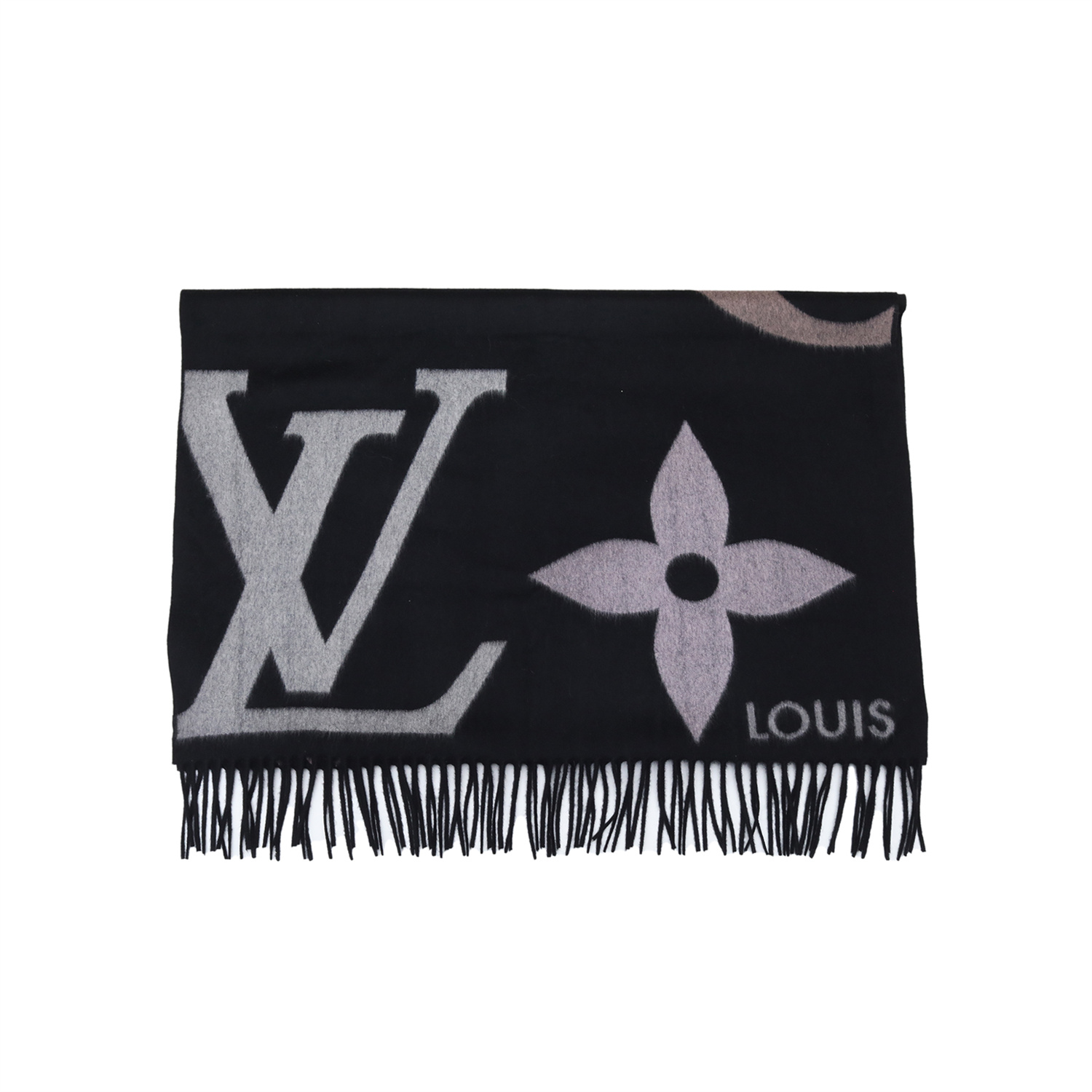 全新未使用  小花汤汤/P204411381/LV 围巾 拼色