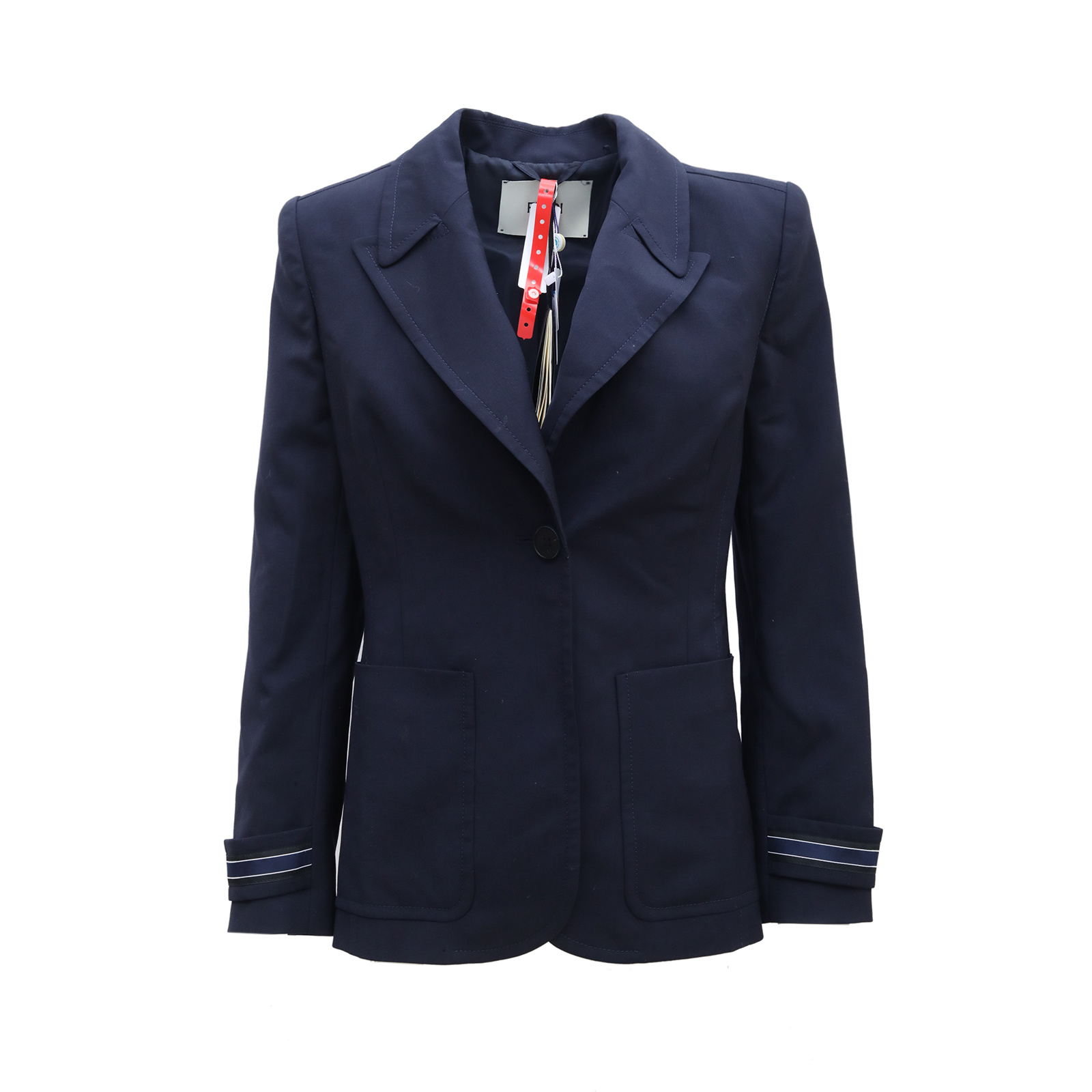 全新未使用  小花 汤汤/P253185793/西服 墨蓝色 羊毛 FENDI