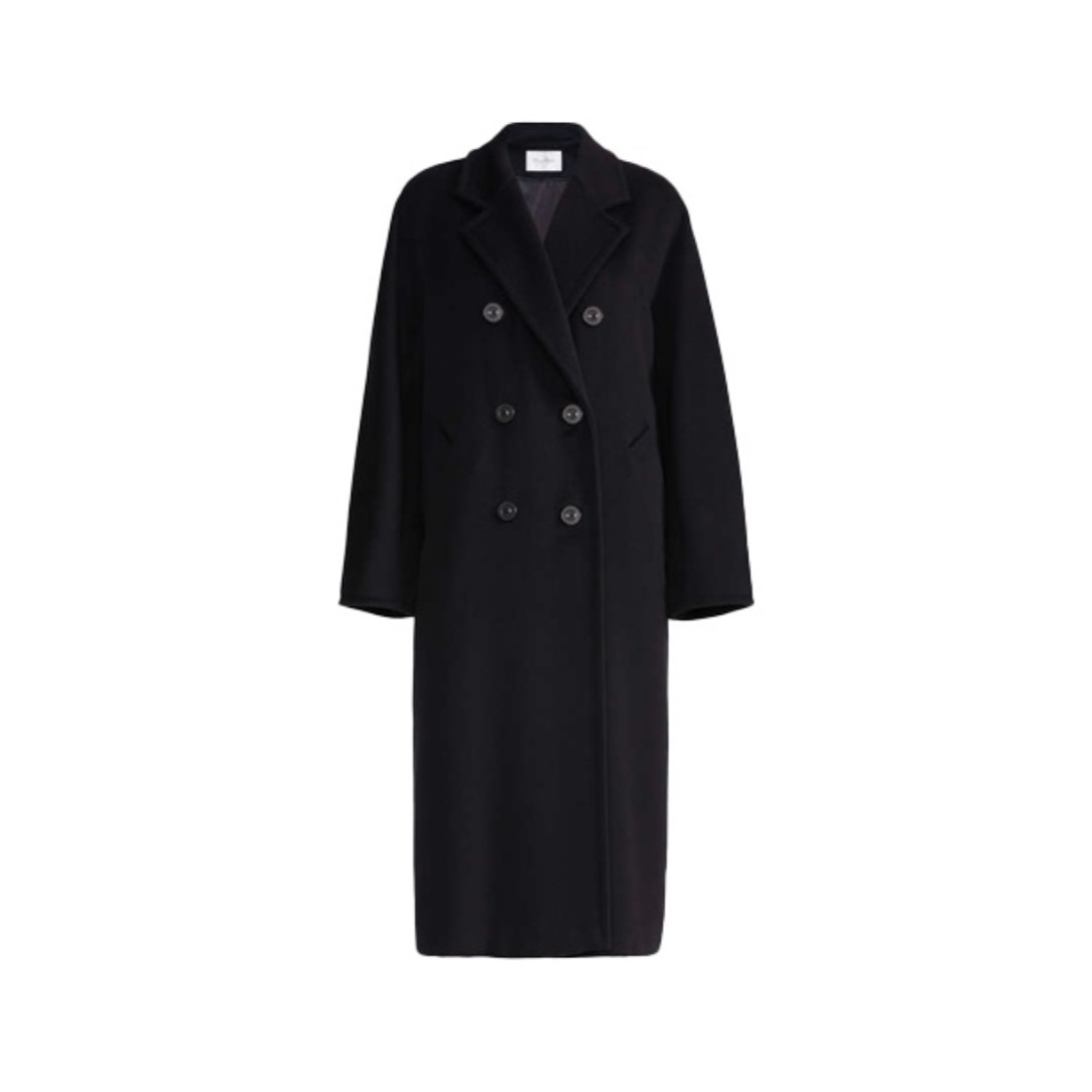 全新未使用  尾款-10000小花汤汤/ TP005991 /MaxMara 大衣 黑色