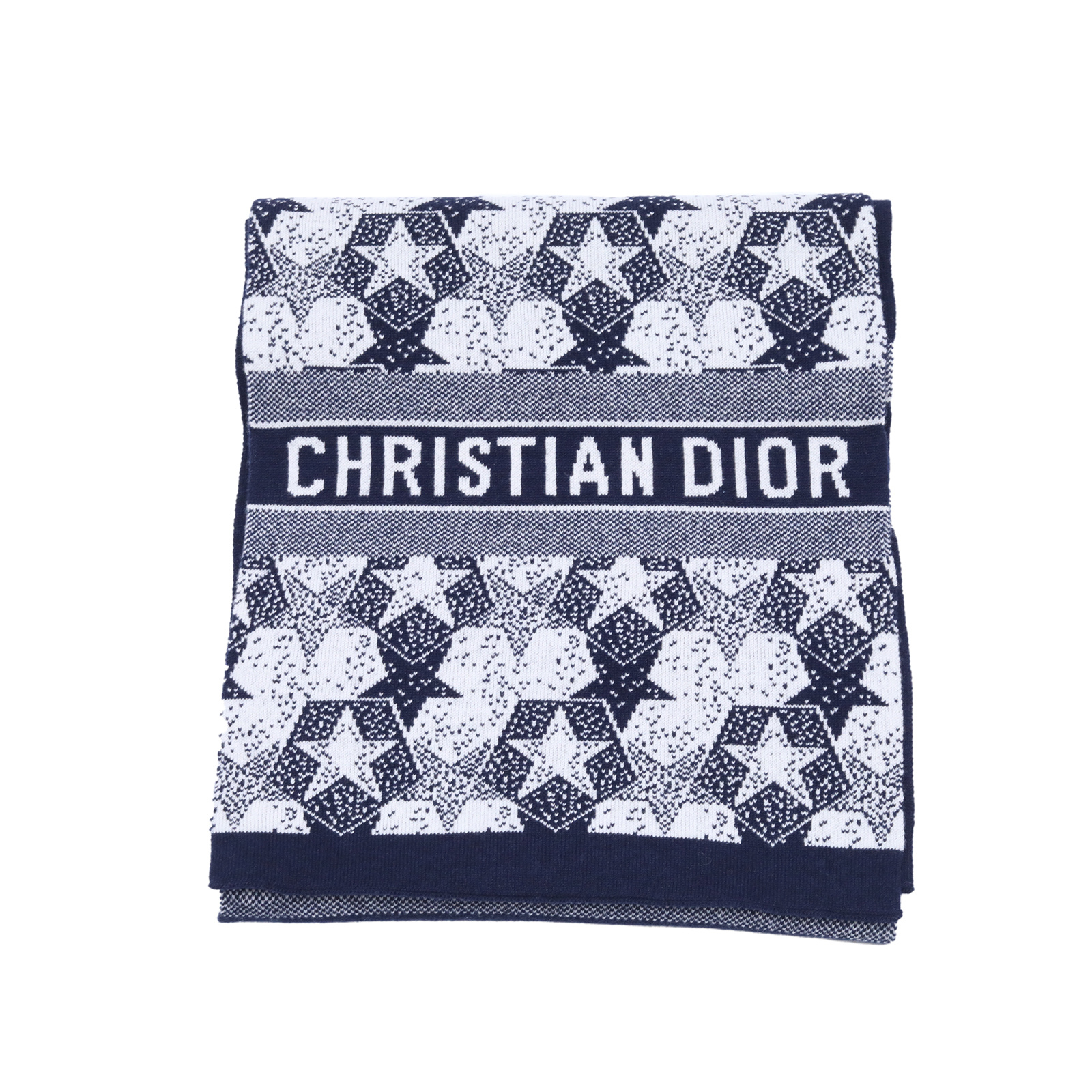 全新未使用  小花汤汤/P204306969/DIOR 围巾拼色