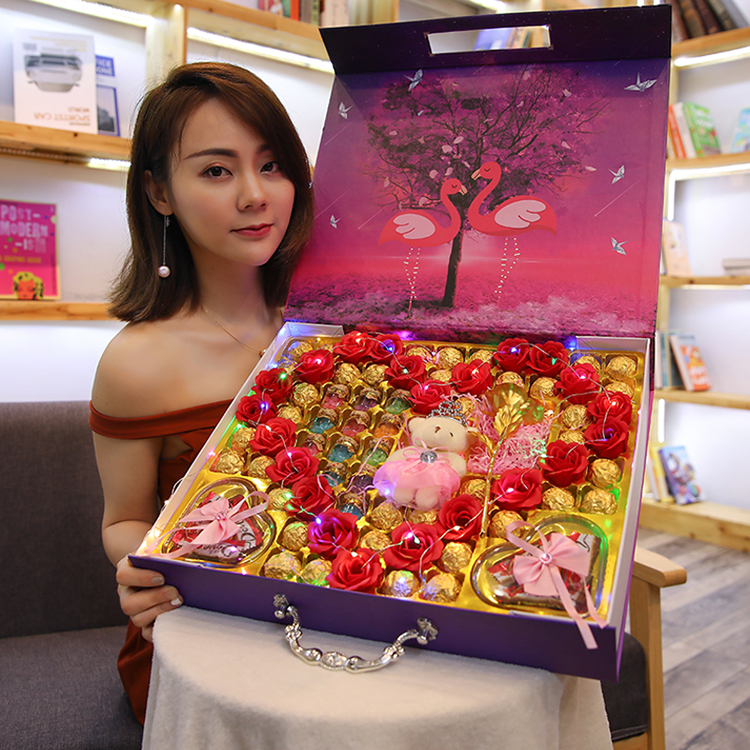 圣诞节礼物送女朋友老婆女生情人节表白仪式感浪漫平安夜礼品高档