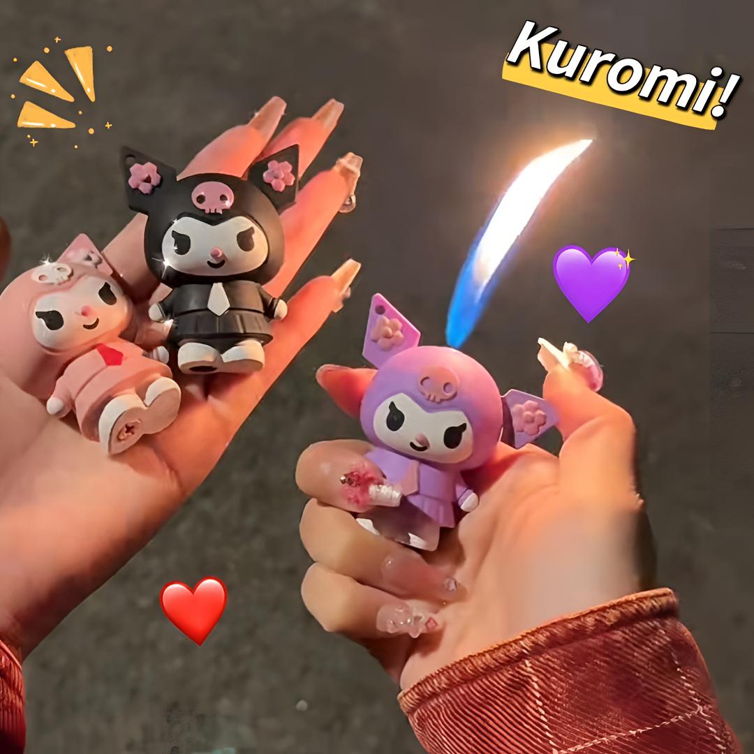 卡通库洛米可爱打火机ins创意三丽鸥模型可爱软萌高颜值颂男朋友