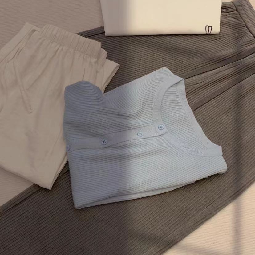 七言家 海盐蓝软糯开衫2