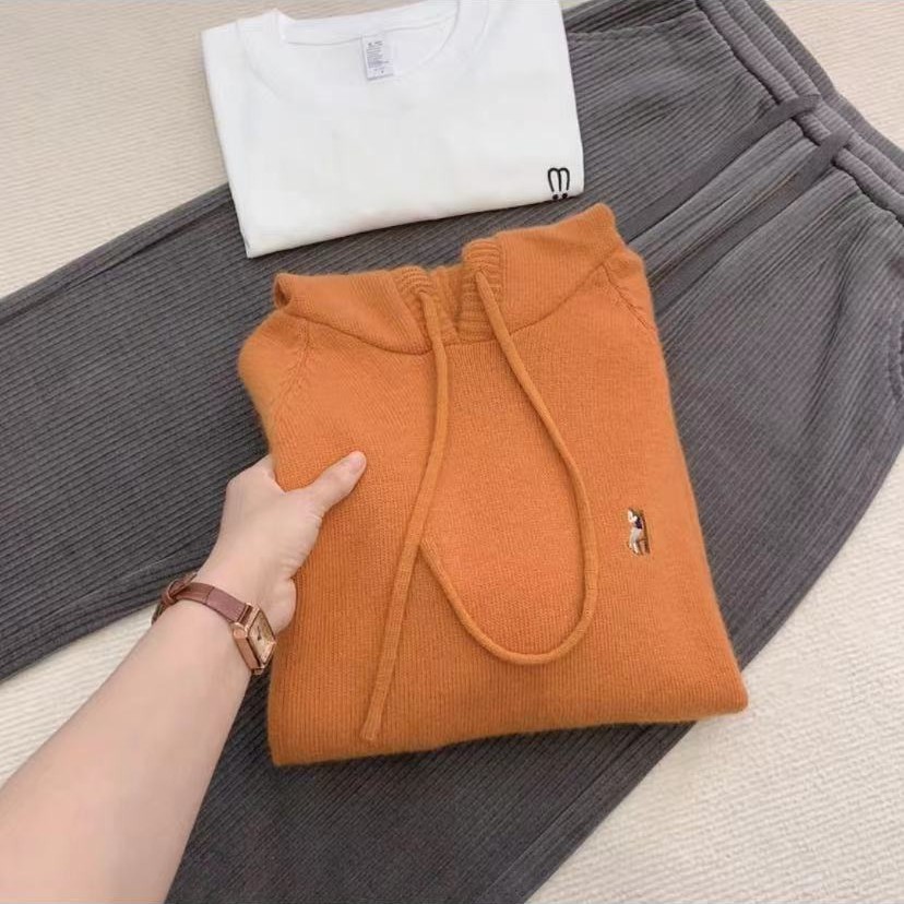 七言家 落日橘美女帽衫A