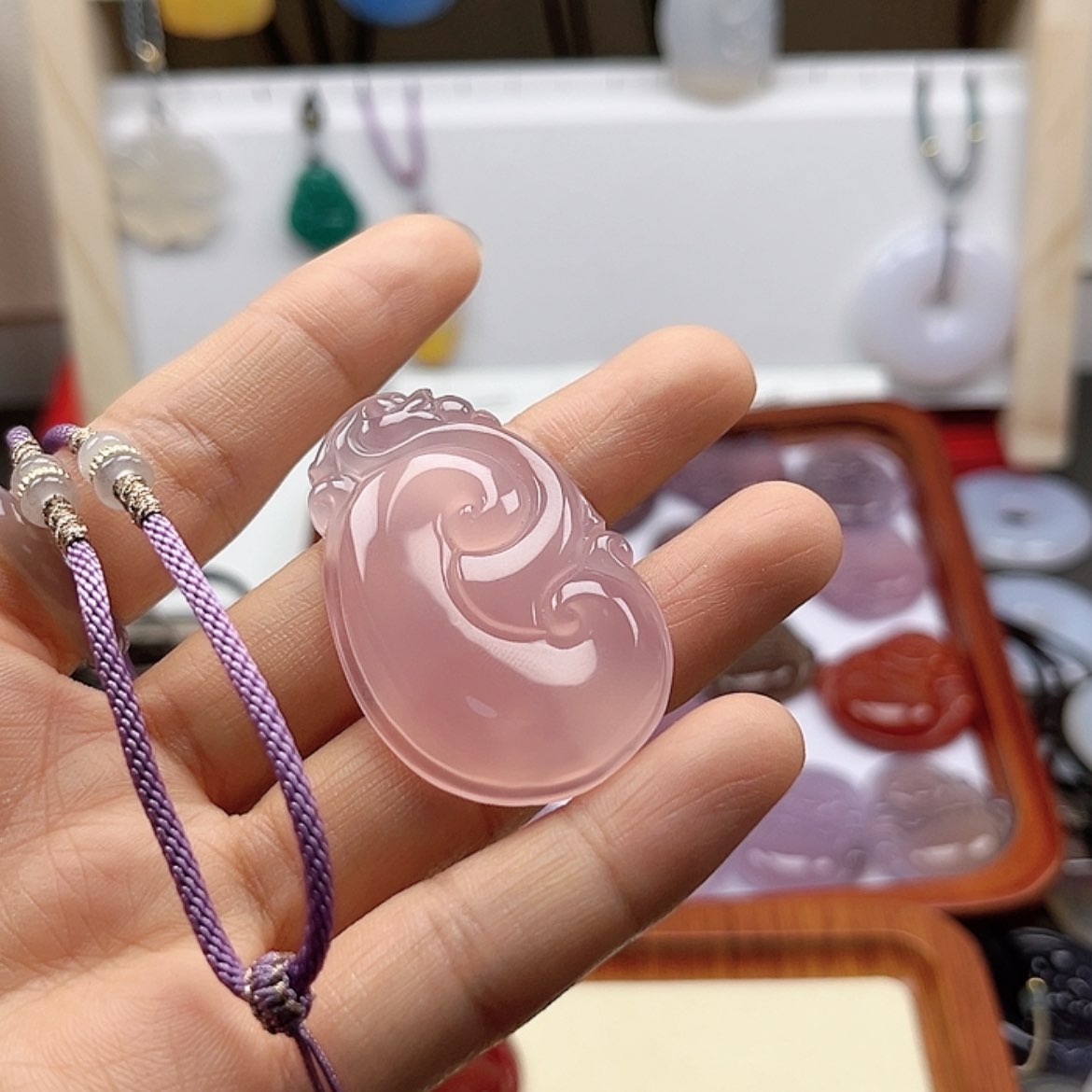 【闪购商品】玛瑙/玉髓颈饰未镶嵌C****