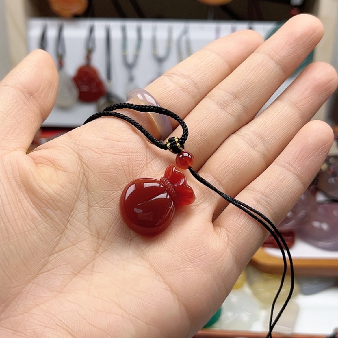 【闪购商品】玛瑙/玉髓颈饰未镶嵌玲*