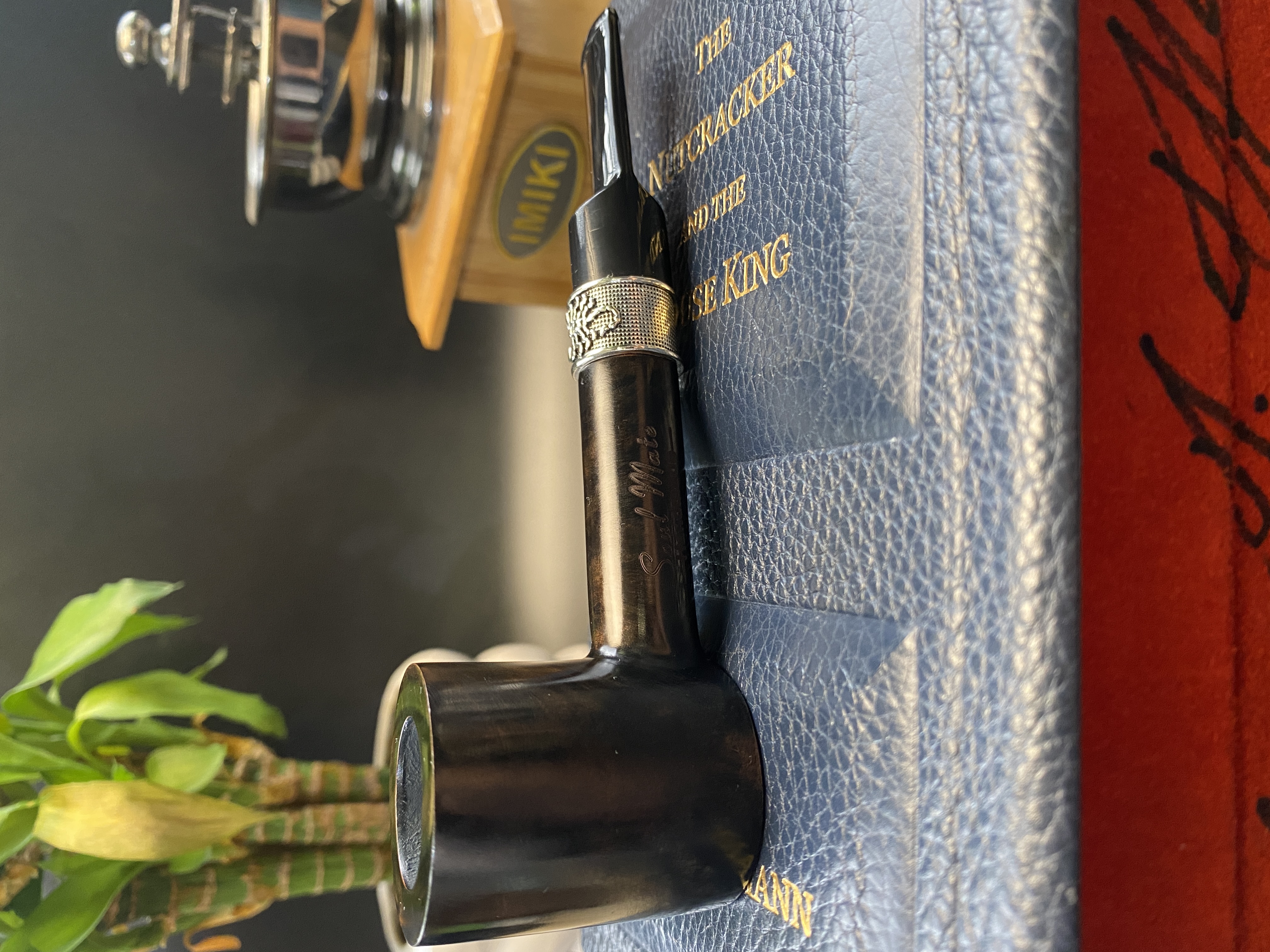 小春推荐意大利进口石楠木黑色锤子黑礼服系列烟斗烟具