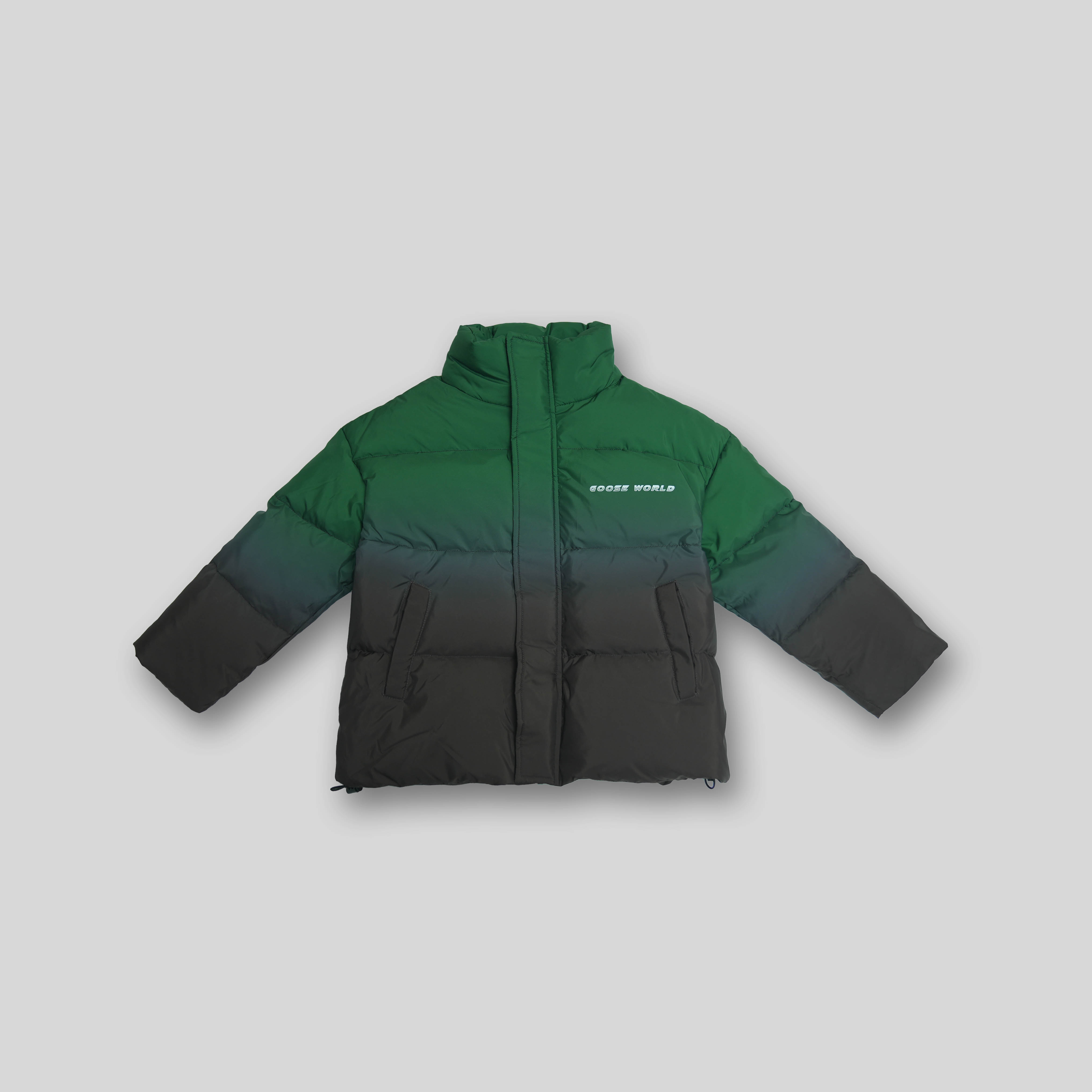 2023冬季新品儿童羽绒服90白鸭绒男女童渐变色羽绒外套-BB001