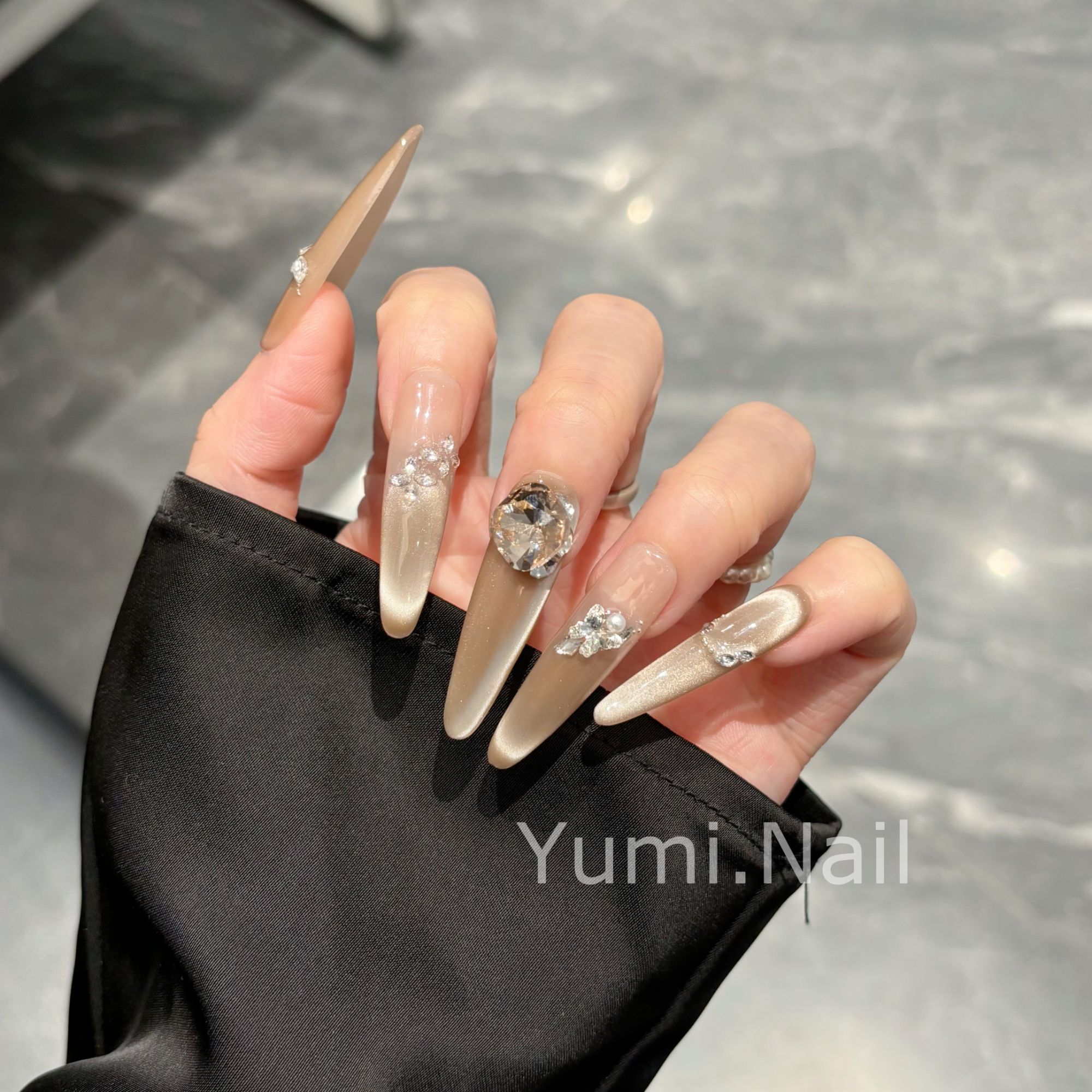 【琉璃】柚米穿戴甲 秋冬款猫眼美甲显气质