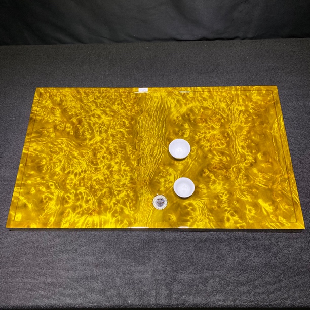 瓷多功能黄金樟实木手工茶盘家用茶具长方形泡台托盘楠木77*45*4