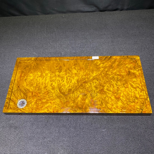 瓷多功能黄金樟实木手工茶盘家用茶具长方形泡台托盘楠木57*28*3
