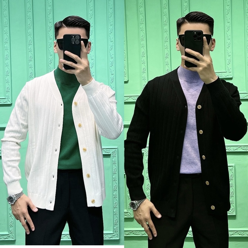 男士气质款英伦开衫外套