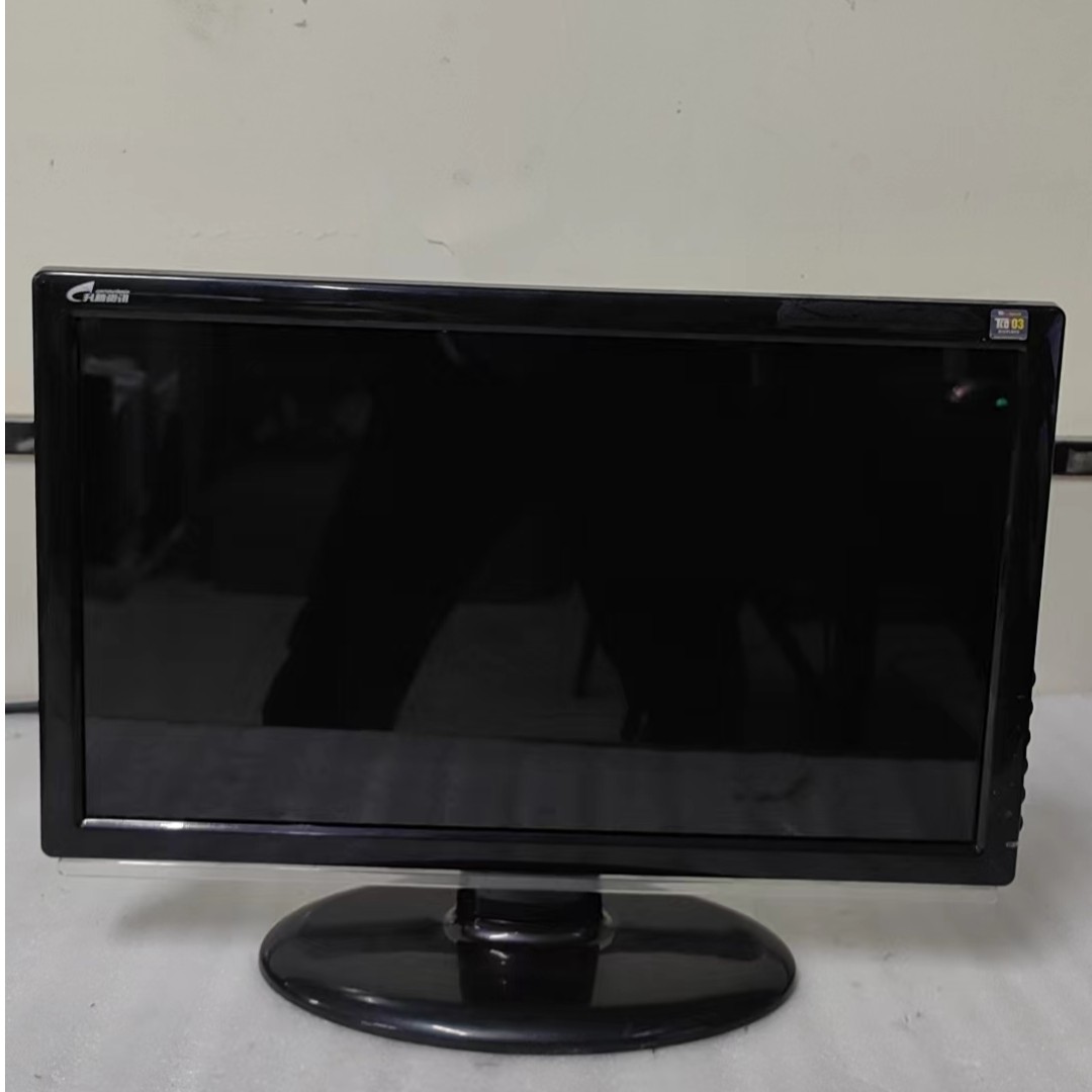 监控显示器要求不高好用的黑色通用实惠型小显示器17 19寸显示器