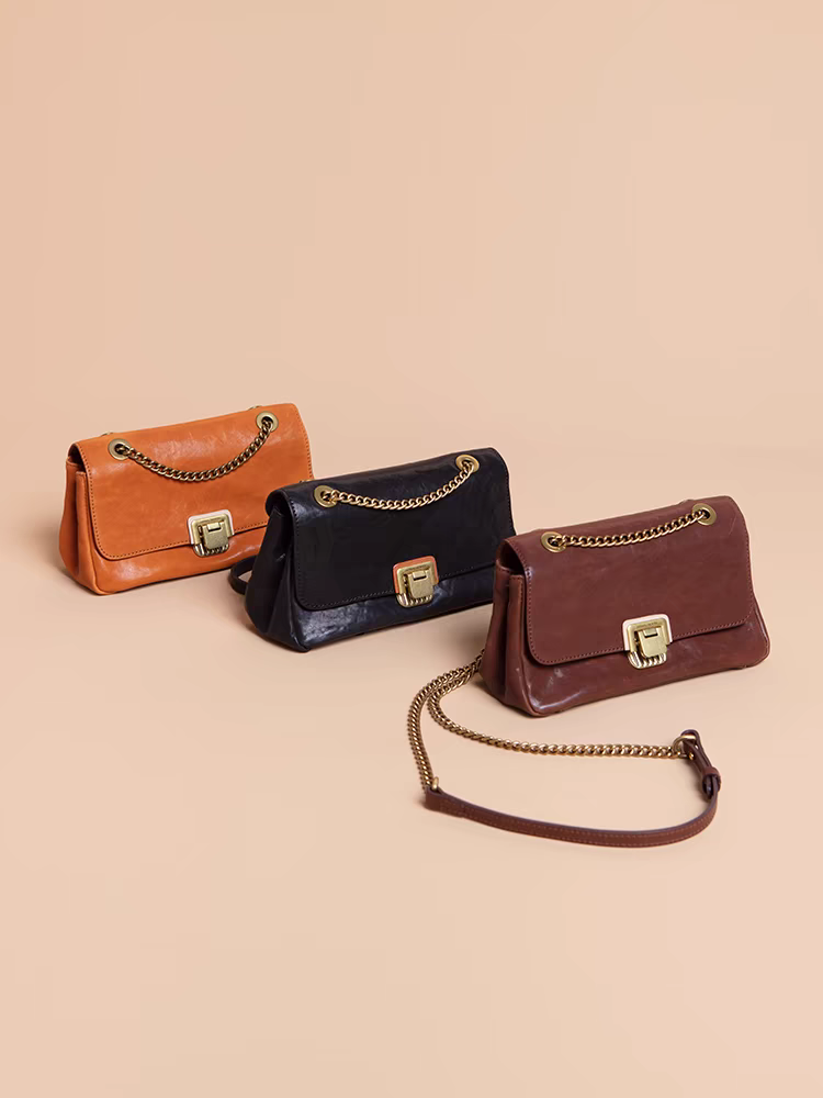 食草堂 箱包 女士包袋 斜挎包 单肩包 链条包 青初(D)