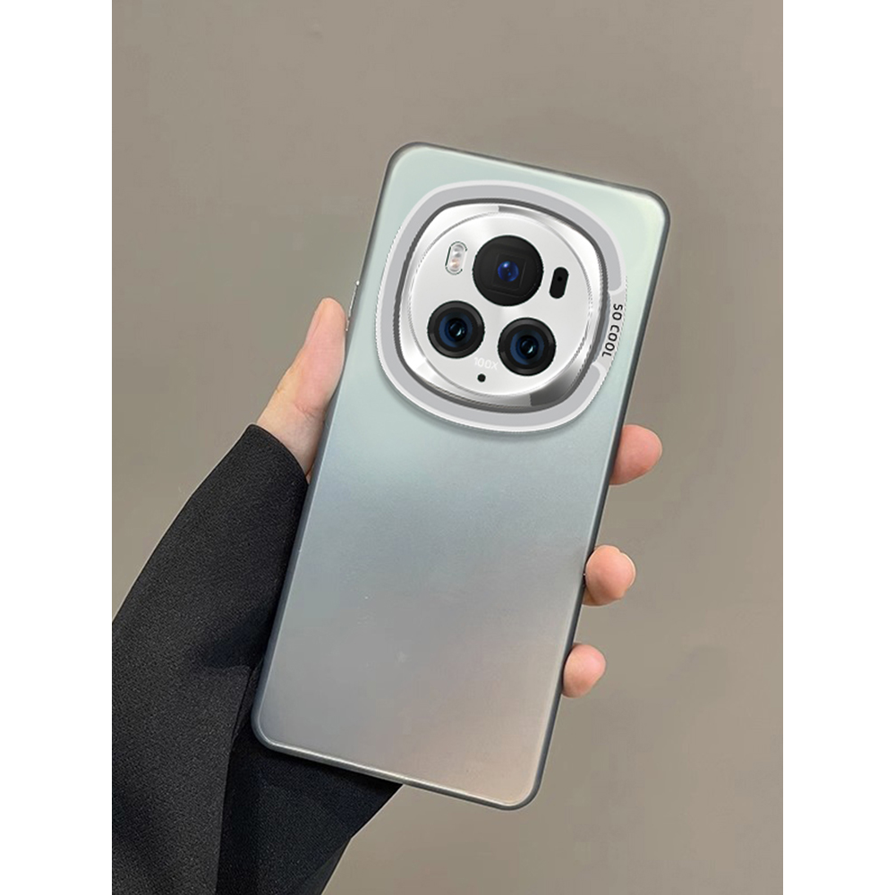 极简纯色适用于荣耀magic6手机壳magic6PRO新款简约高级感彩银套