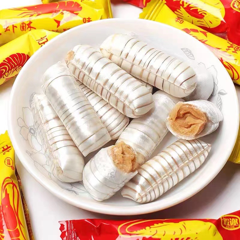 大虾酥糖果花生酥正宗山东特产怀旧虾酥独立包装休闲零食