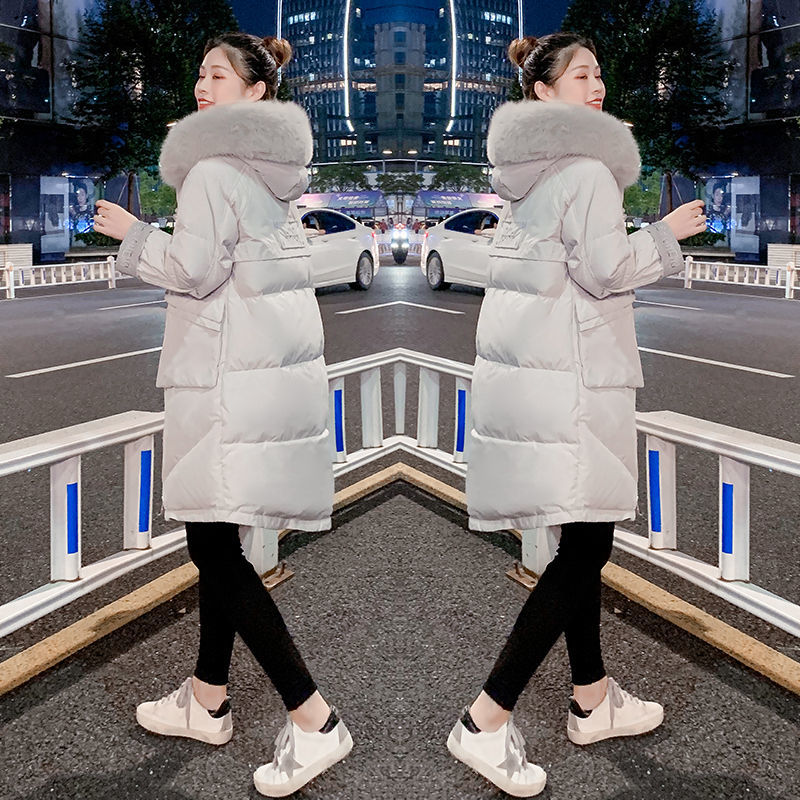 波司登羽绒服女中长款2023冬季新款真狐狸毛大毛领韩版时尚过膝保