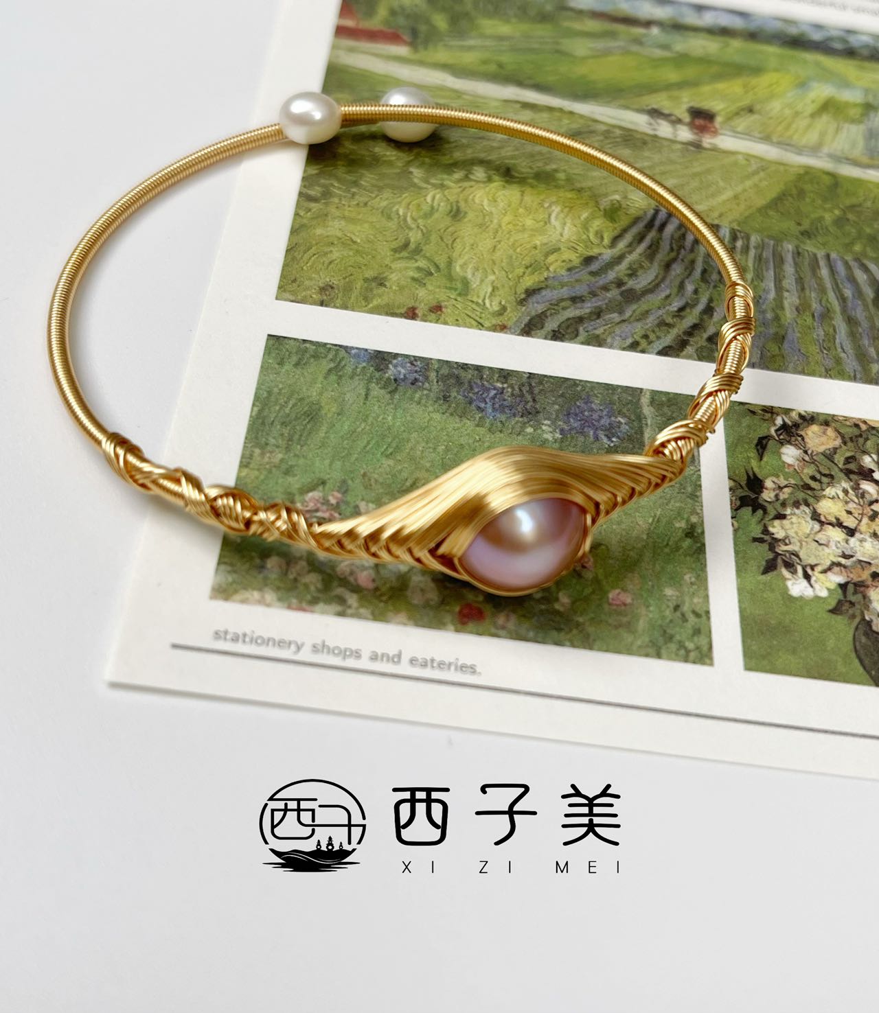 【珍珠手镯】天然淡水珍珠/藤蔓手镯/5-12mm