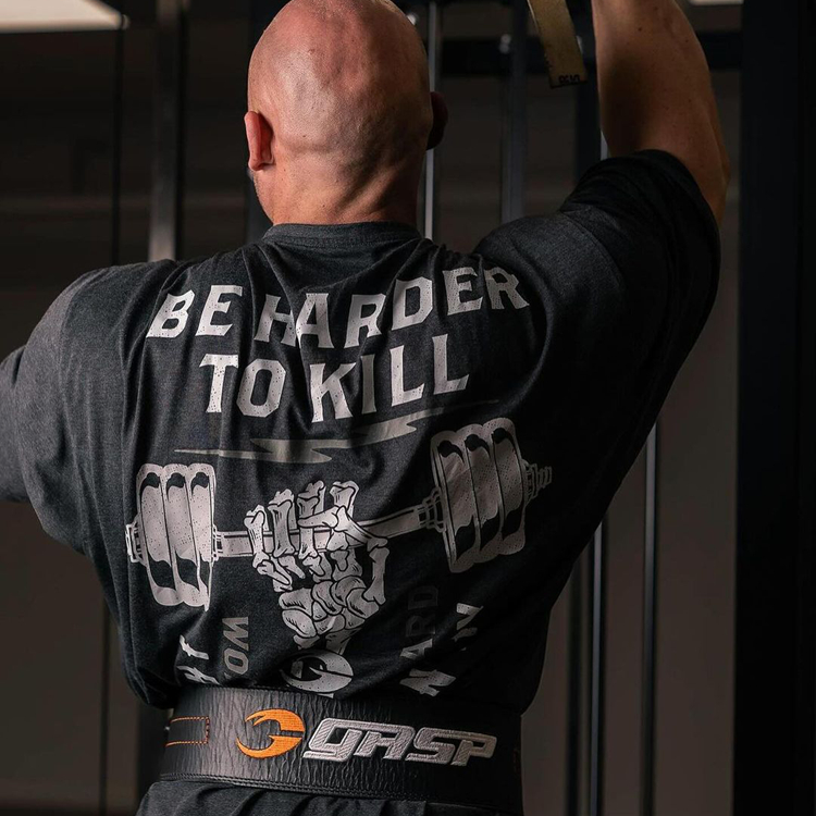 原版 盖世  不灭之握健身健美新款宽松户外大码排汗透气 欧码短袖