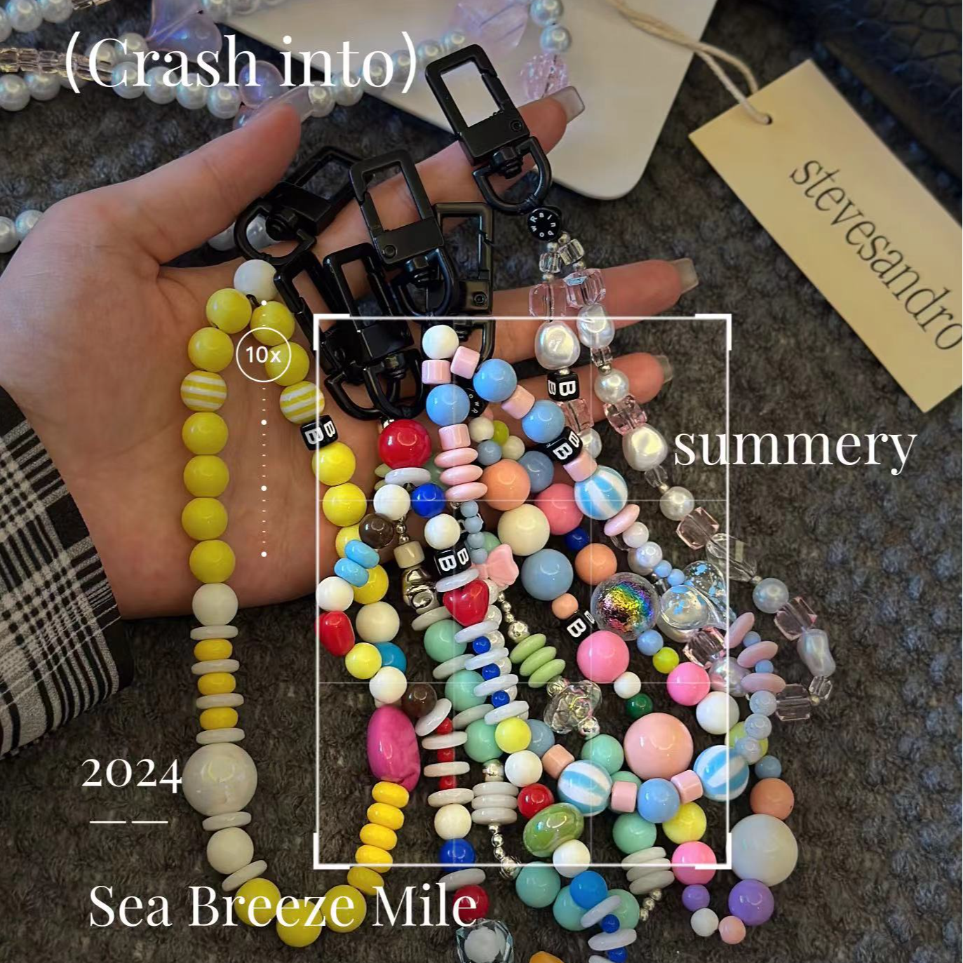 【RAINBOW】手工串珠手机链居家日用