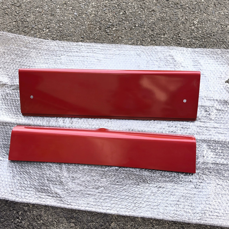 适用于欧曼汽车原厂配件GTL保险杠牌照架gtl保险杠翻转盖板车牌板