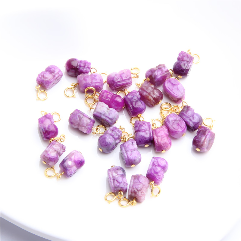 老油紫8*12貔貅提溜吊坠 K1115