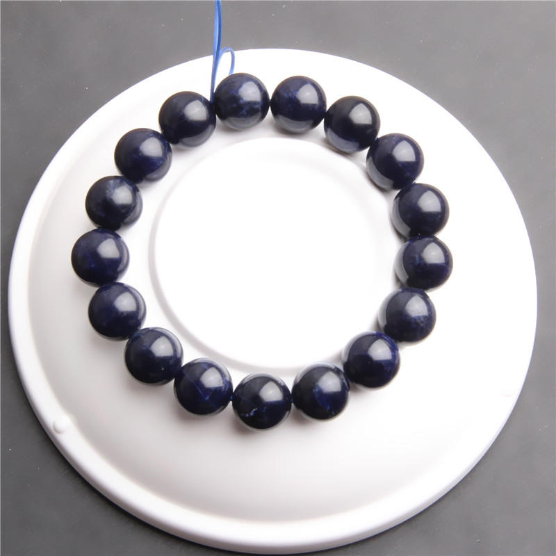 蓝舒10-12MM圆珠手链手串 K0805