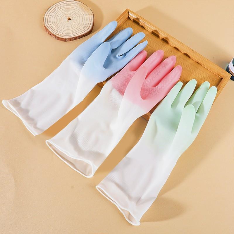 2.3到手两双冬季加厚洗碗耐磨水洗双色手套 韩版儿童百搭T恤