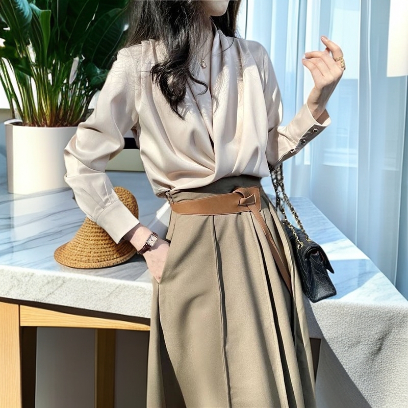 找到对应价格拍下-备注编码-显瘦时尚气质百搭-复古法式