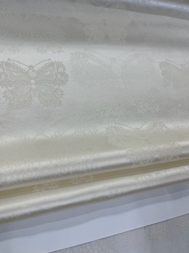 丝毛提花缎蝴蝶花版～35姆米春秋款～0.1米链接，1米拍10份，无退换