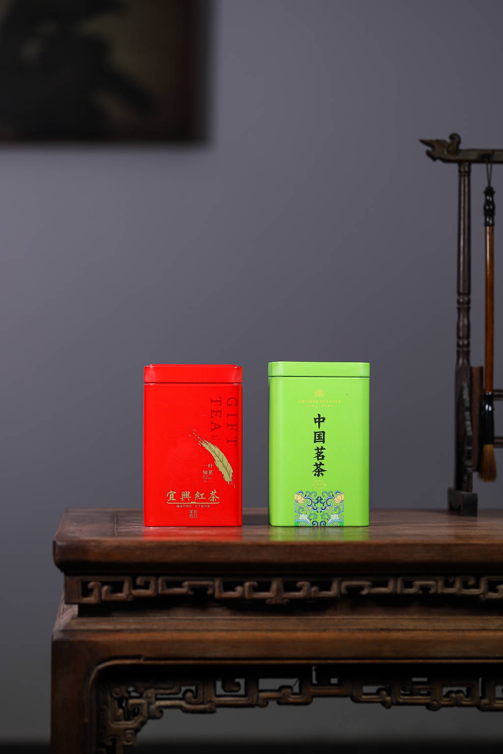 宜兴红茶绿茶口粮茶一罐100克