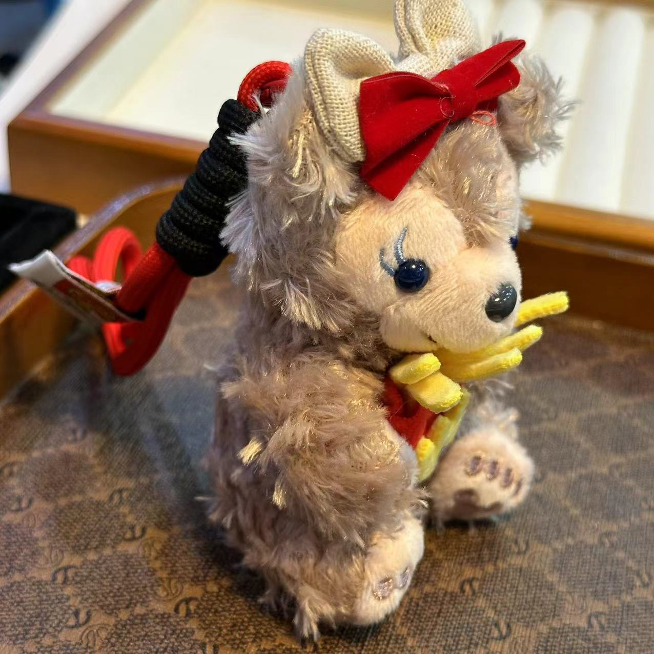 红色蝴蝶结雪莉玫公仔钥匙扣-32743