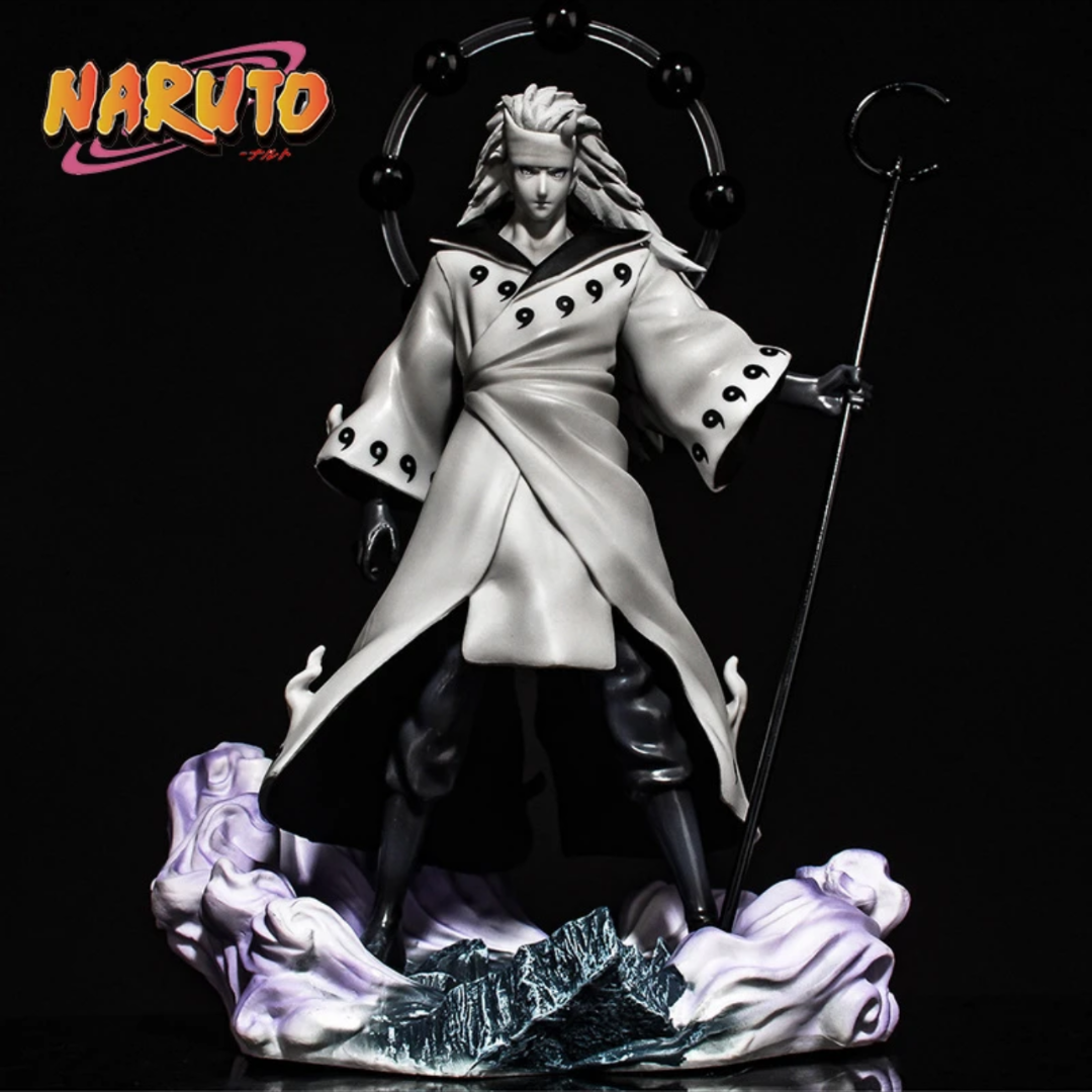 六道斑宇智波斑  送双头雕 优质手办摆件 送三头雕