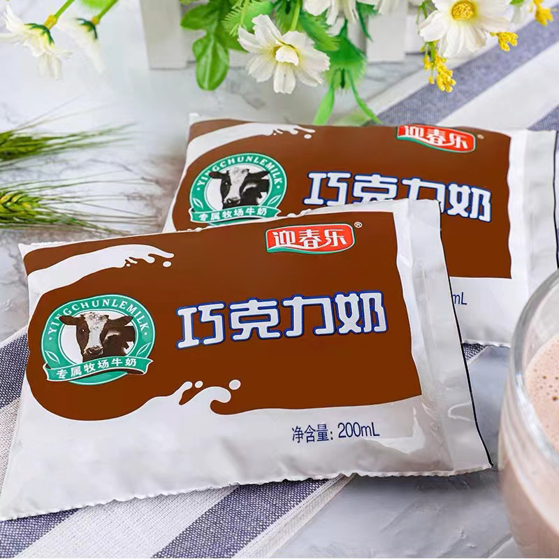 青岛迎春乐巧克力牛奶