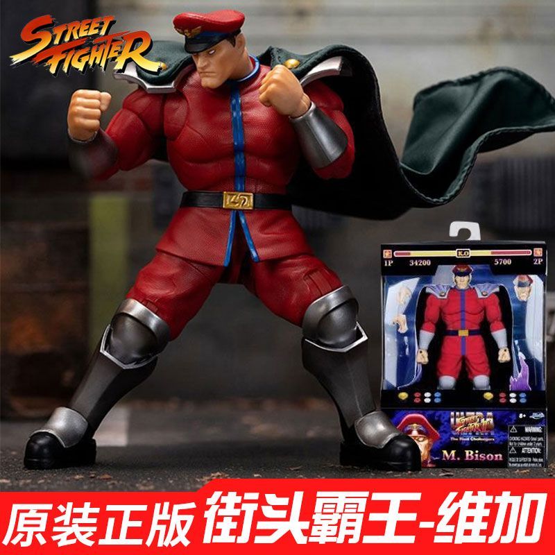 JADA Toys 1/12 街霸2街头霸王飞龙肯隆可动手办收藏模型正版玩具