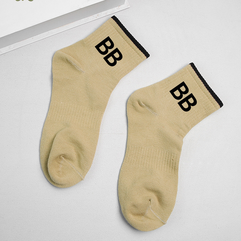 BB【拍一发五】中筒袜运动袜潮流袜休闲男士潮袜 BBW001